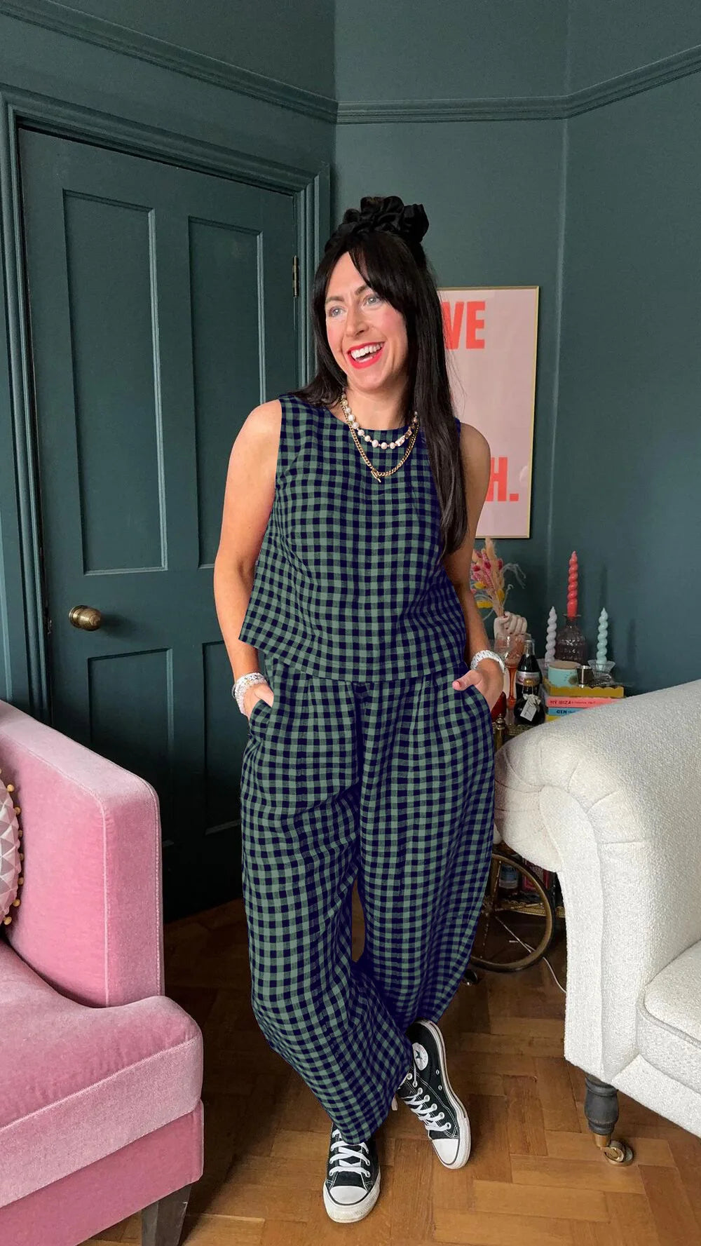 Relaxed Vest Nine Point Pants