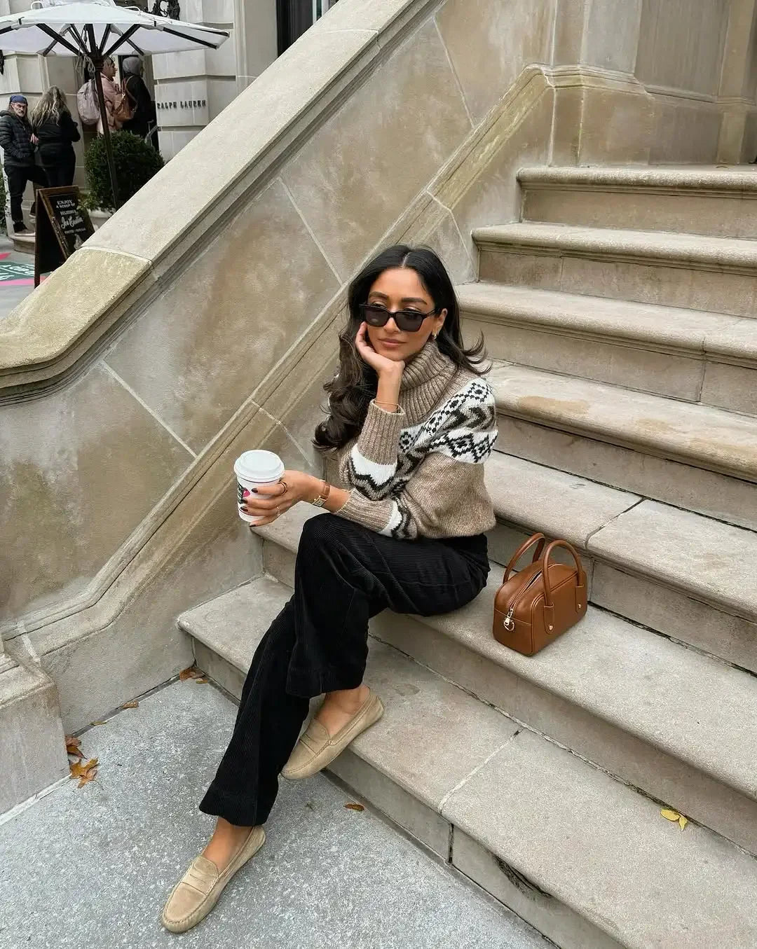 Pattern Pullover - Collar Full Sleeve