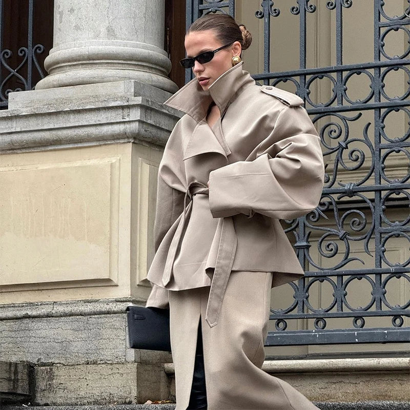 Maxi Coat - Lapel Pockets