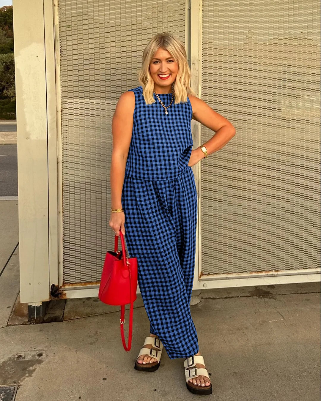 Relaxed Vest Nine Point Pants