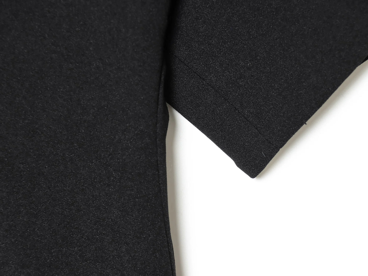 Puff Sleeve Blouse -Asymmetrical Hem