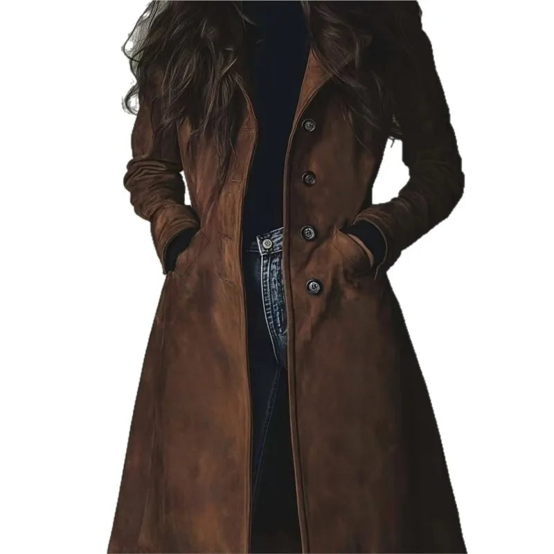 Mid-Length Coat -Winter Warm Western Style