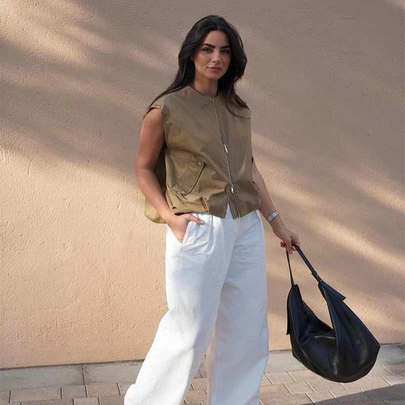 Maxi Coat - Lapel Pockets