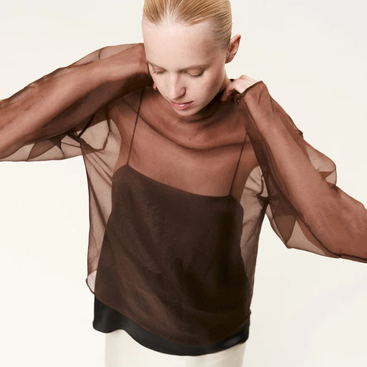 Elegant  O Neck Blouse - Autumn Street