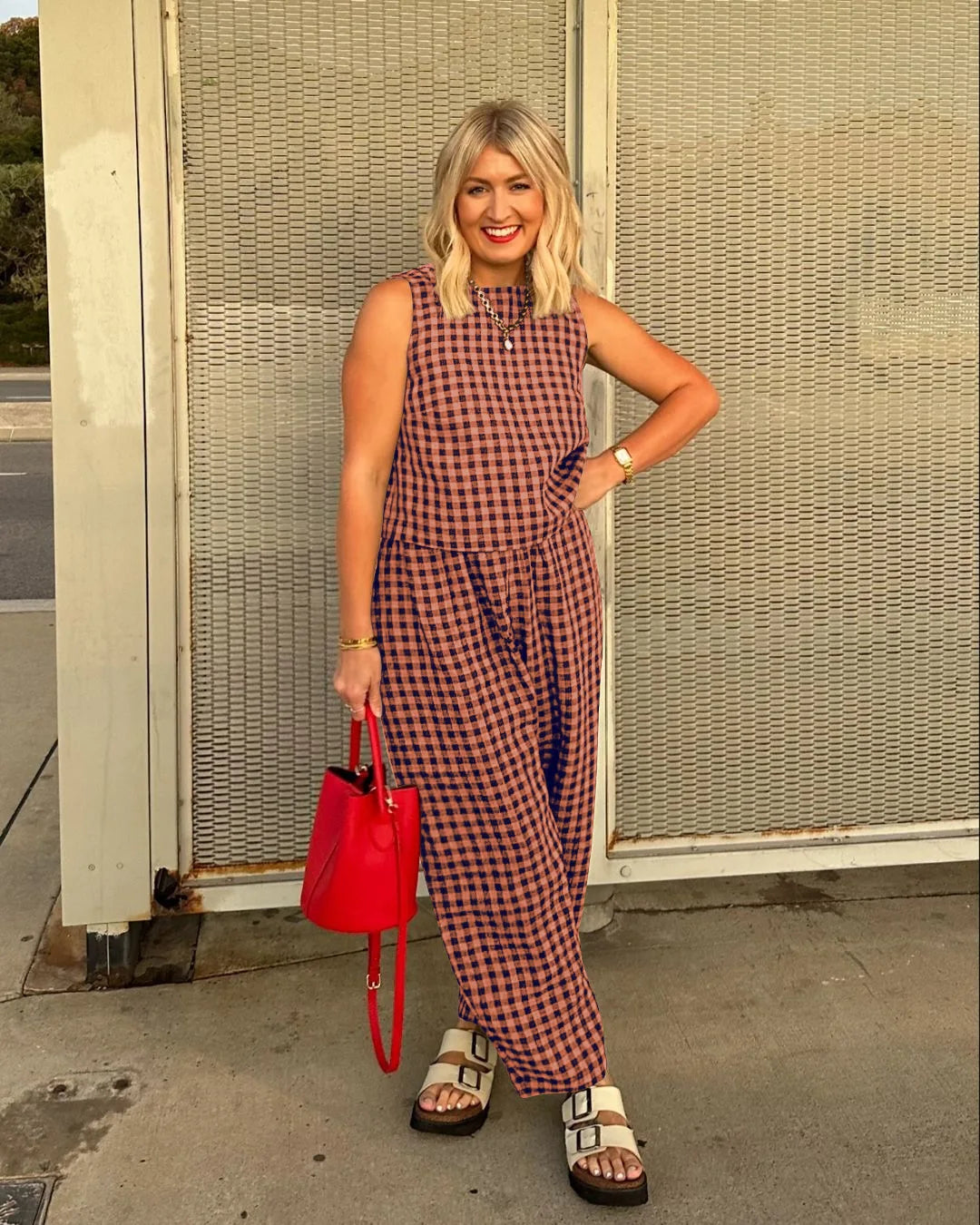 Relaxed Vest Nine Point Pants