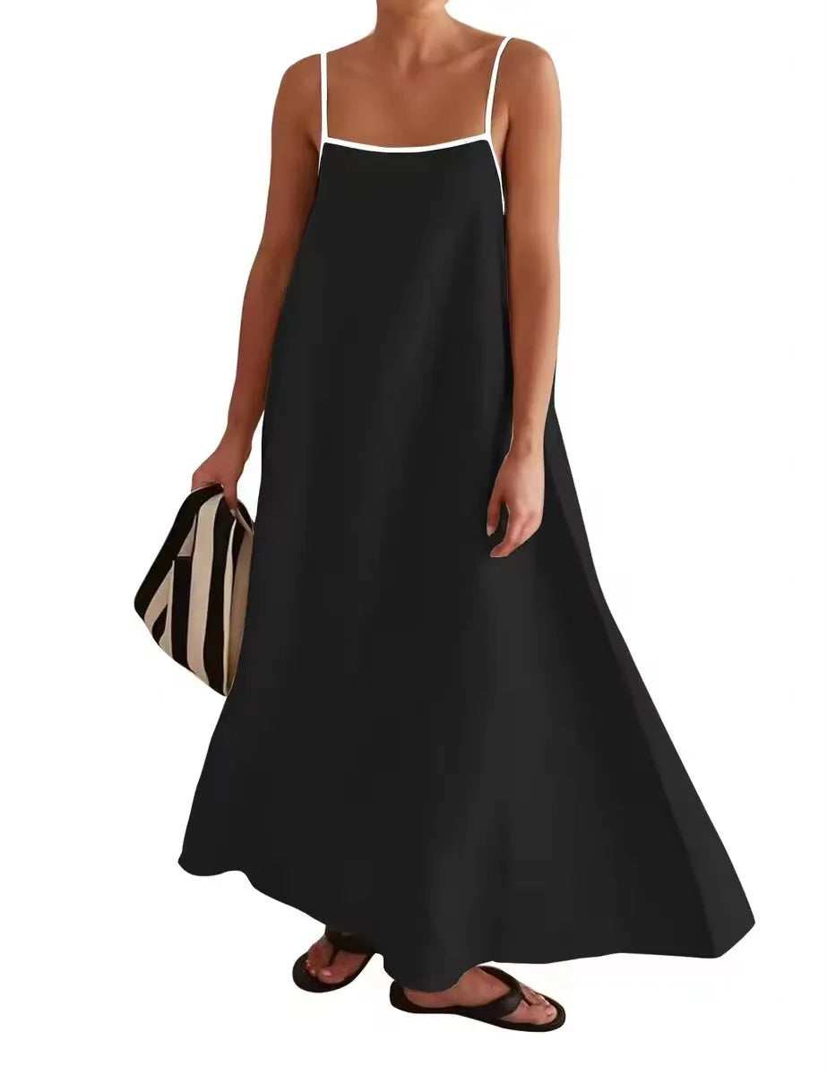 Cotton Camisole Dress - Swing Casual Dress