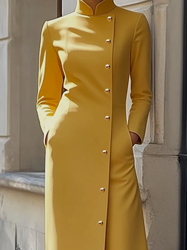 Dress yellow Long Sleeves