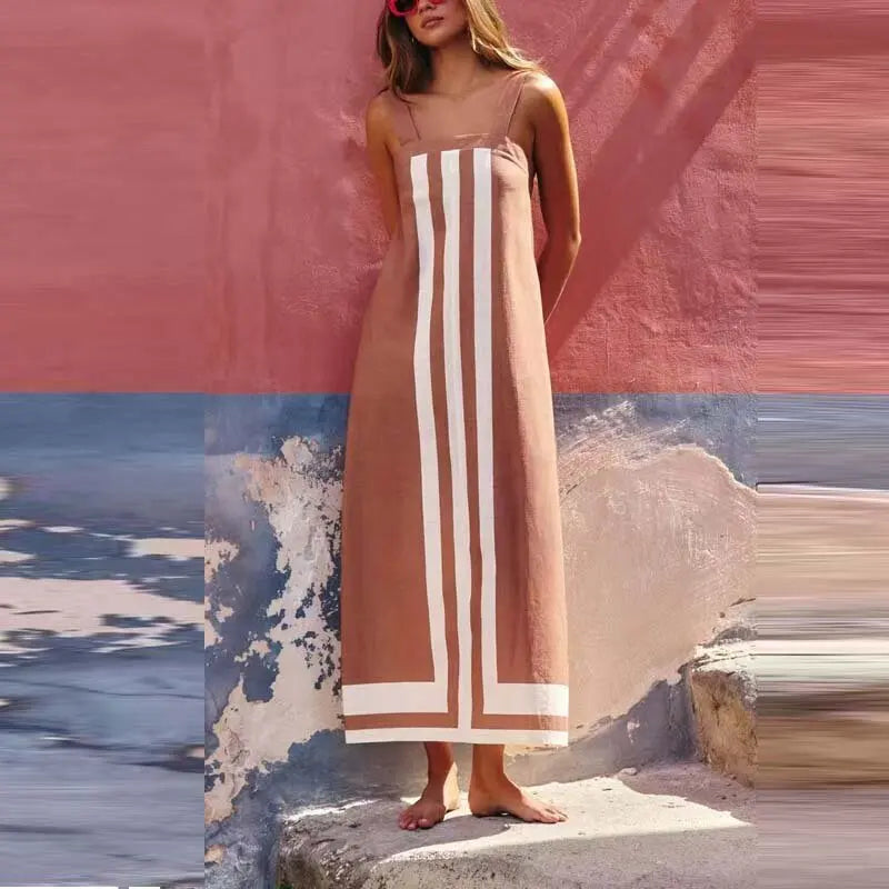 Beach Dress - Contrast Color