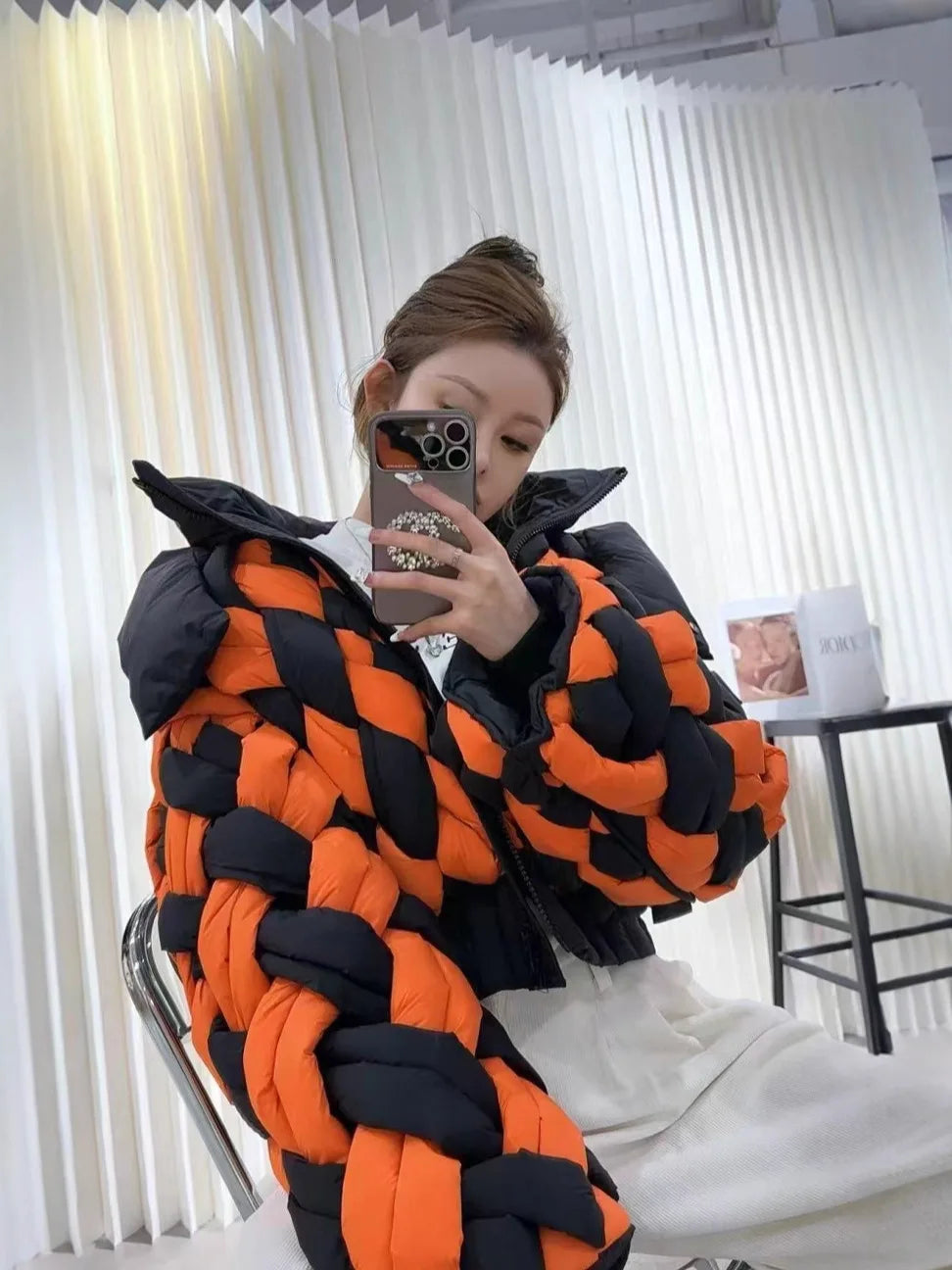 Winter 90% White Duck -Parker Patchwork Twists Down