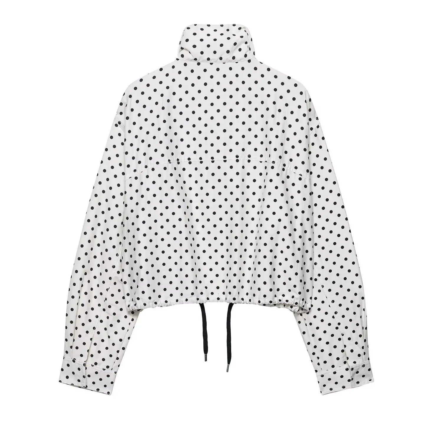 Casual Coats - Fashion Polka Dot Printed Jacket