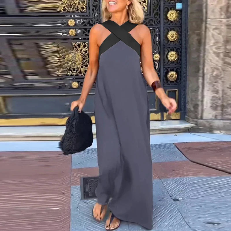 Long Dress - Off Shoulder Hollow Party