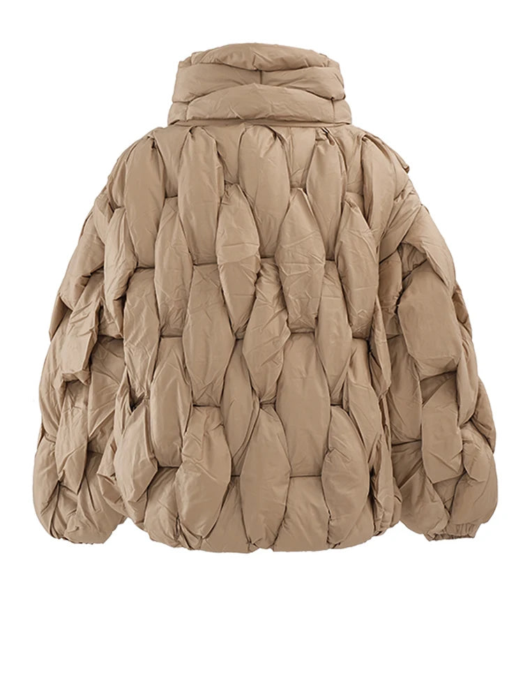 Warm Cotton-padded Coat Long Sleeve Women Parkas