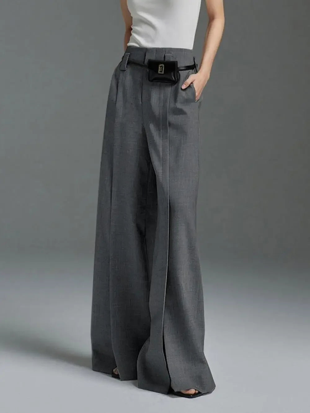 Suit Pants - Split-Front Trousers