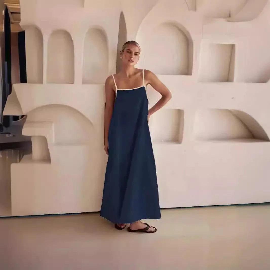 Cotton Camisole Dress - Swing Casual Dress