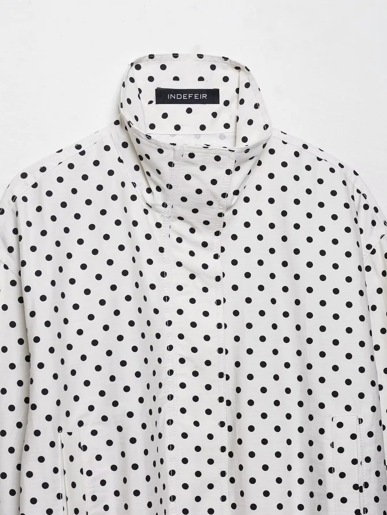 Casual Coats - Fashion Polka Dot Printed Jacket