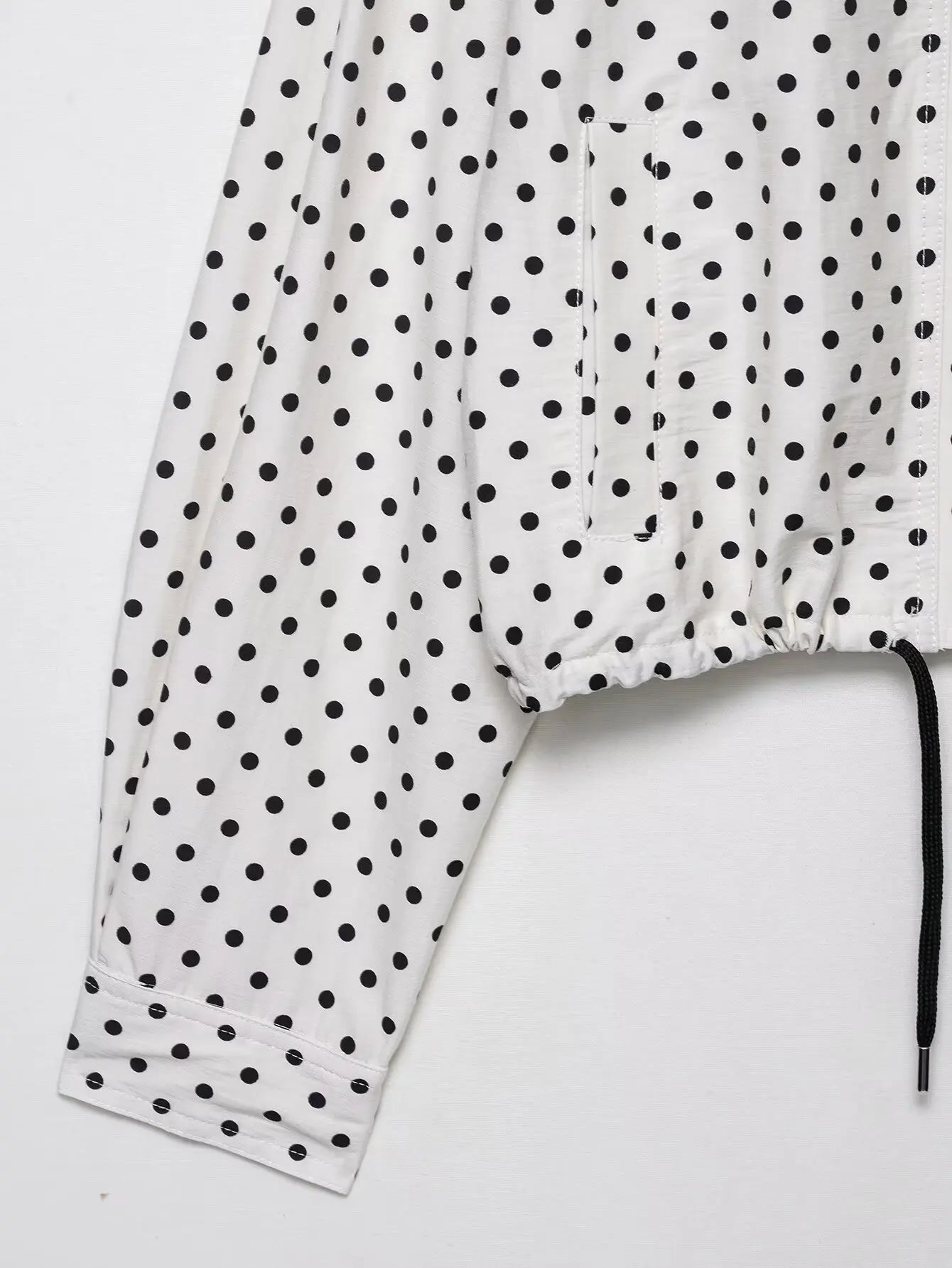 Casual Coats - Fashion Polka Dot Printed Jacket
