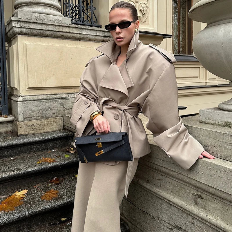 Maxi Coat - Lapel Pockets