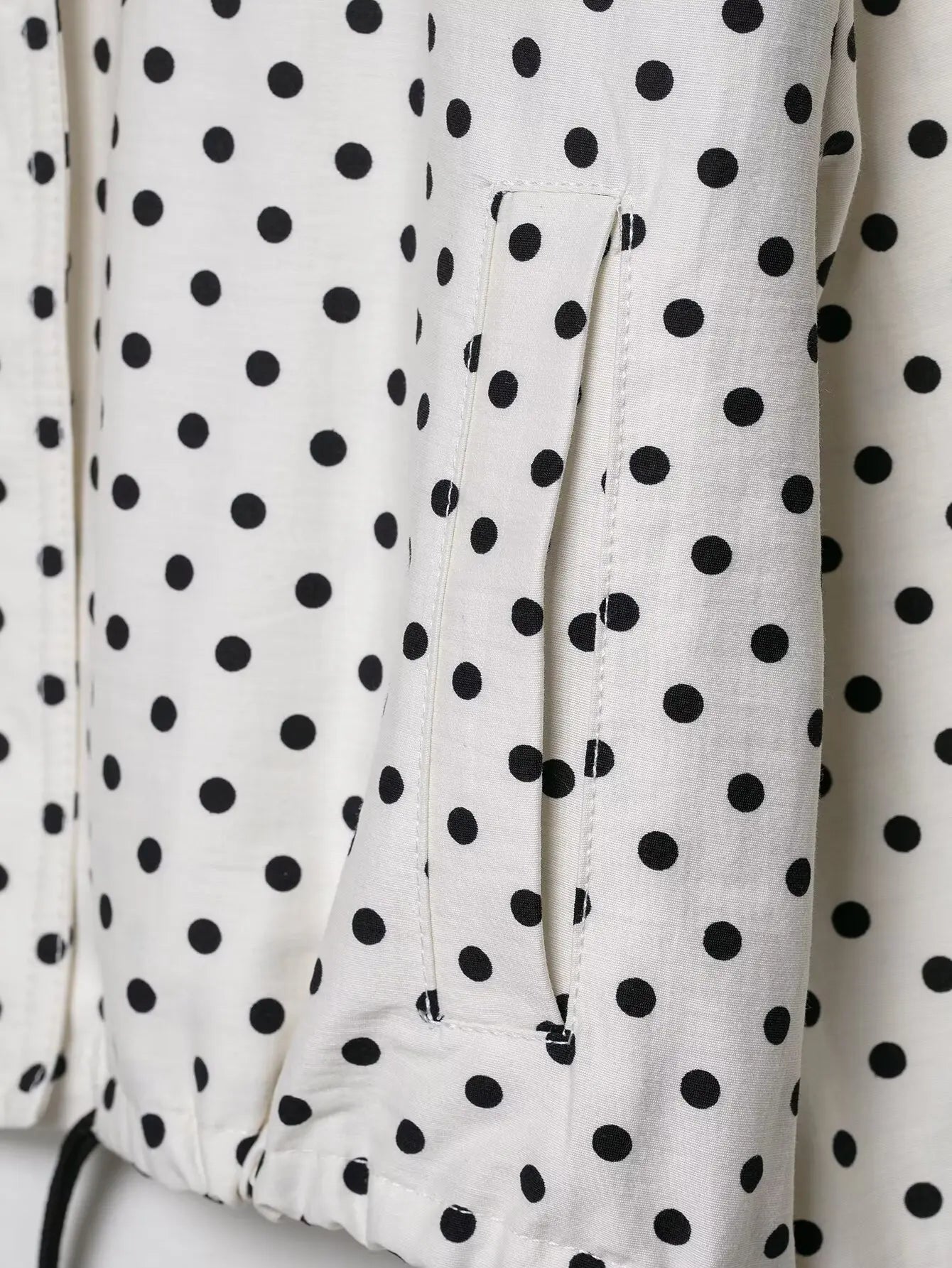 Casual Coats - Fashion Polka Dot Printed Jacket