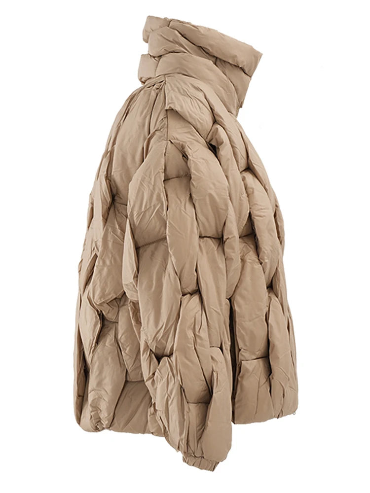 Warm Cotton-padded Coat Long Sleeve Women Parkas
