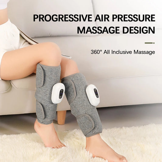 Wireless 360° Air Pressure Calf Massager- Eletric 3 Mode Airbag Compresstion Leg