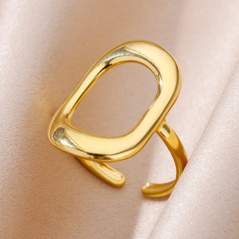 Stainless Steel Rings - Gold Color