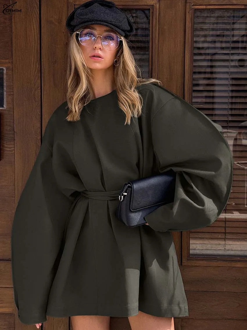 Olive Cotton Dresses