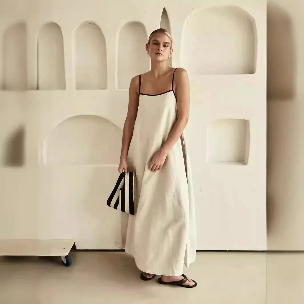 Cotton Camisole Dress - Swing Casual Dress