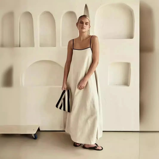 Cotton Camisole Dress - Swing Casual Dress