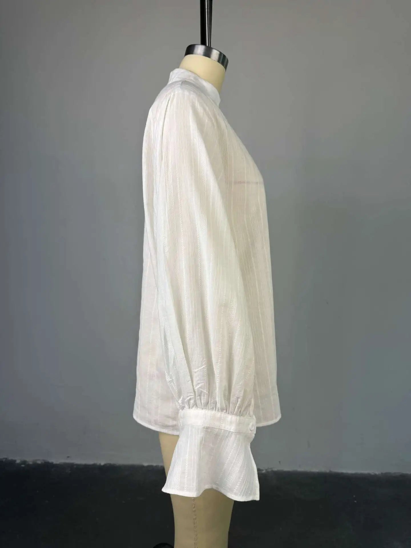 White Shirts - Oversize Cotton Blouse