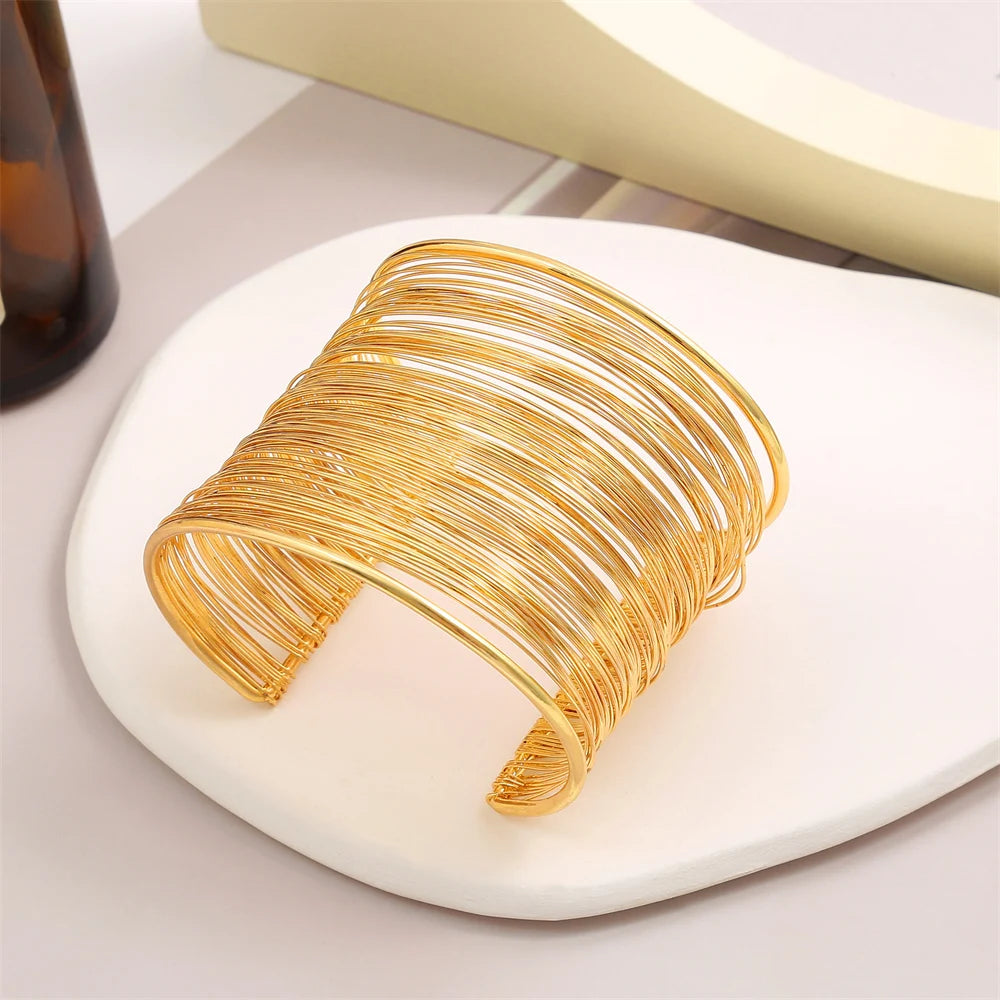 Vintage Hyperbolic- Layered Gold Plated