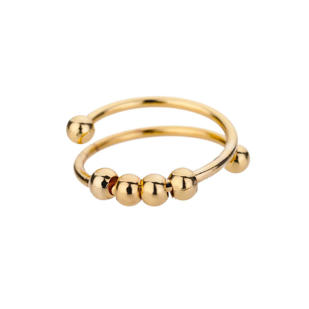Stainless Steel Rings - Gold Color