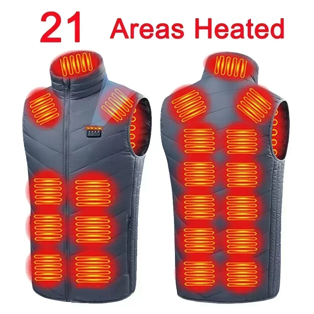 21 Zone Heating - USB Infrared Thermal Jacket
