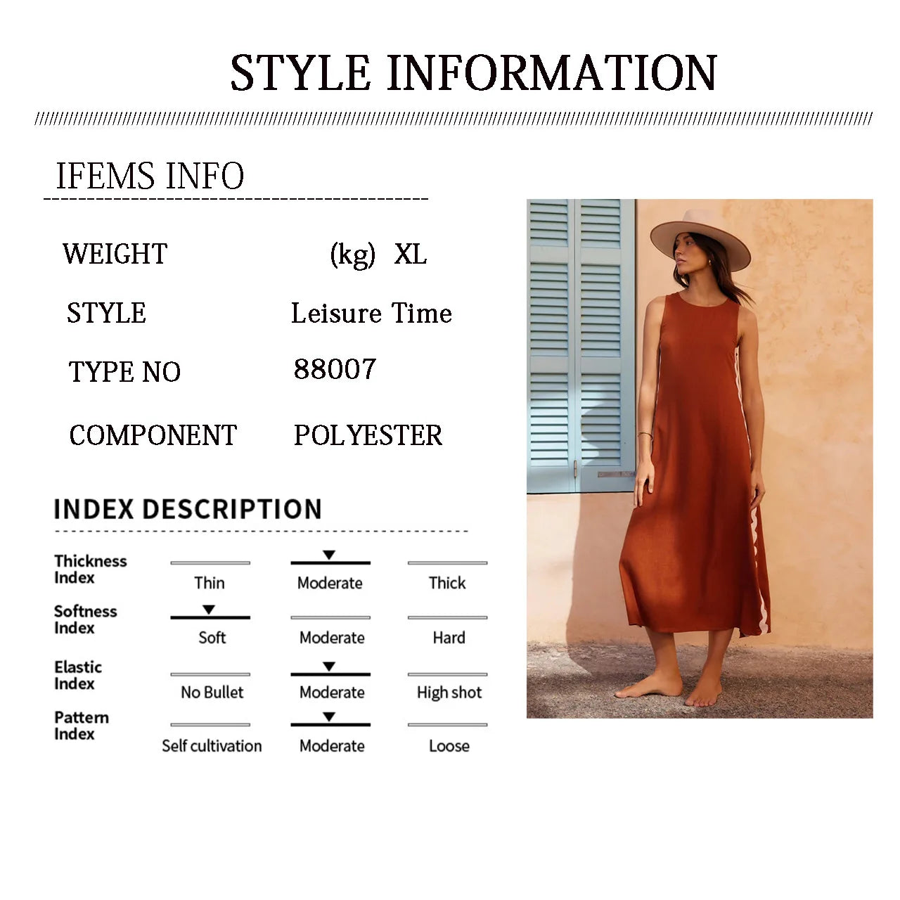 Patchwork Loose Dress