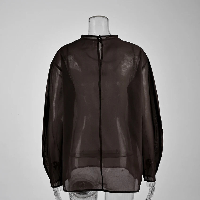 Elegant  O Neck Blouse - Autumn Street