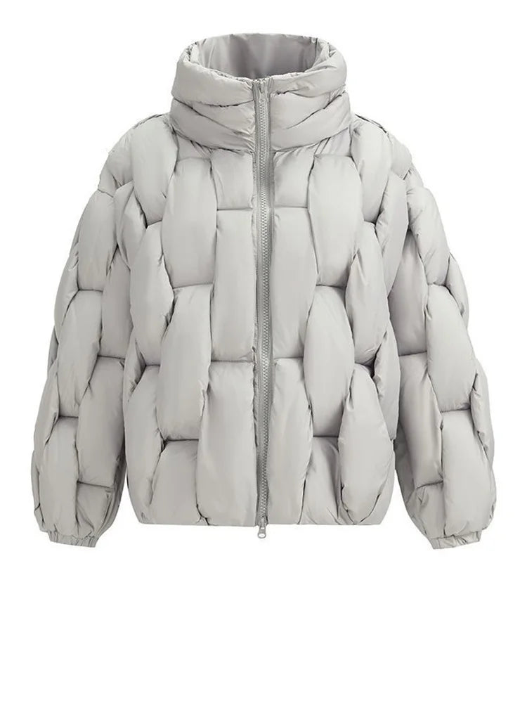 Warm Cotton-padded Coat Long Sleeve Women Parkas