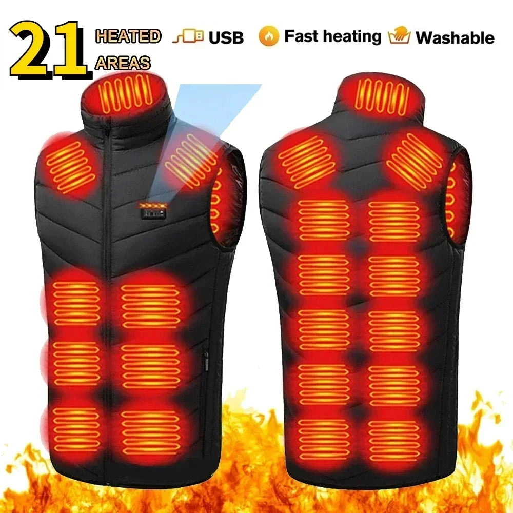 21 Zone Heating - USB Infrared Thermal Jacket
