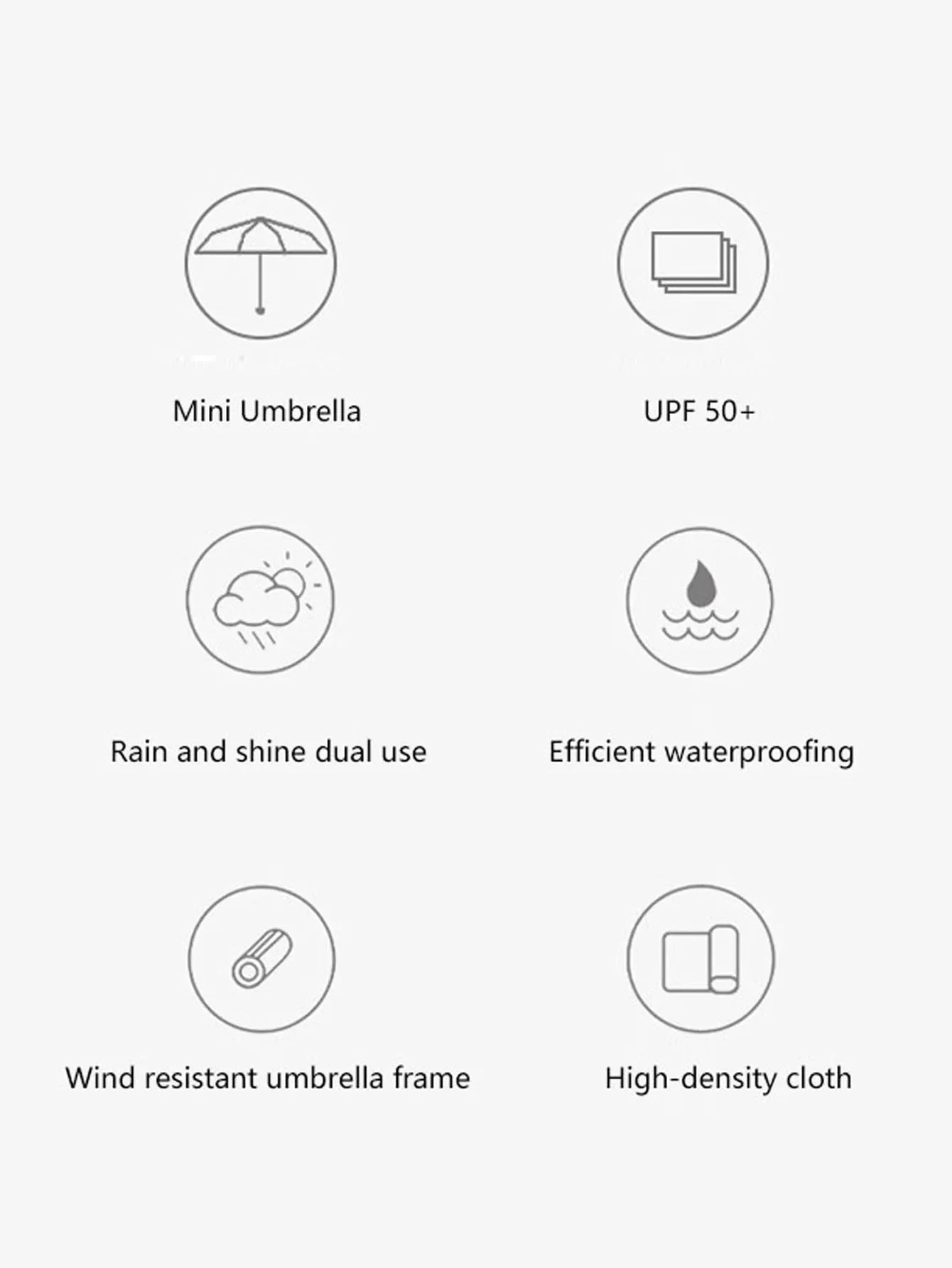 Xiaomi Mini Sun Umbrella -UV Protection Ultralight