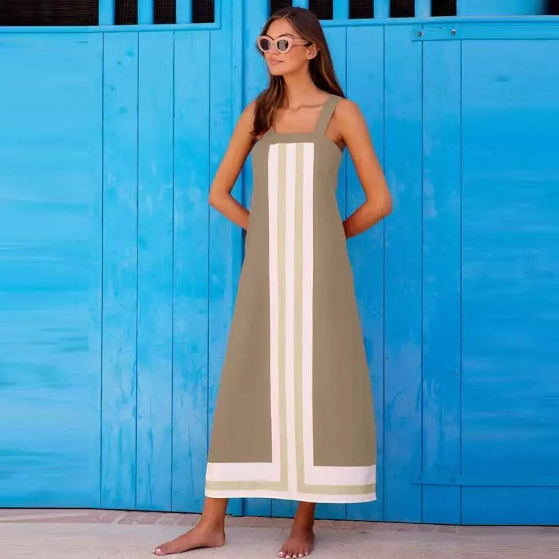 Beach Dress - Contrast Color