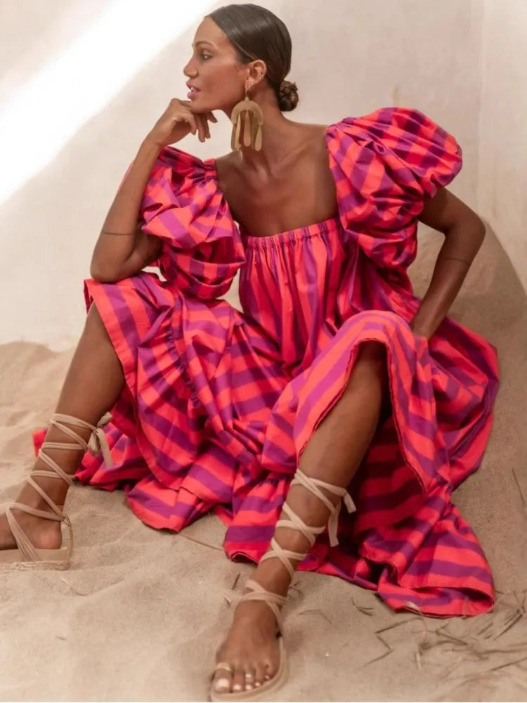 Print Beach Holiday Dresses Cover-Up