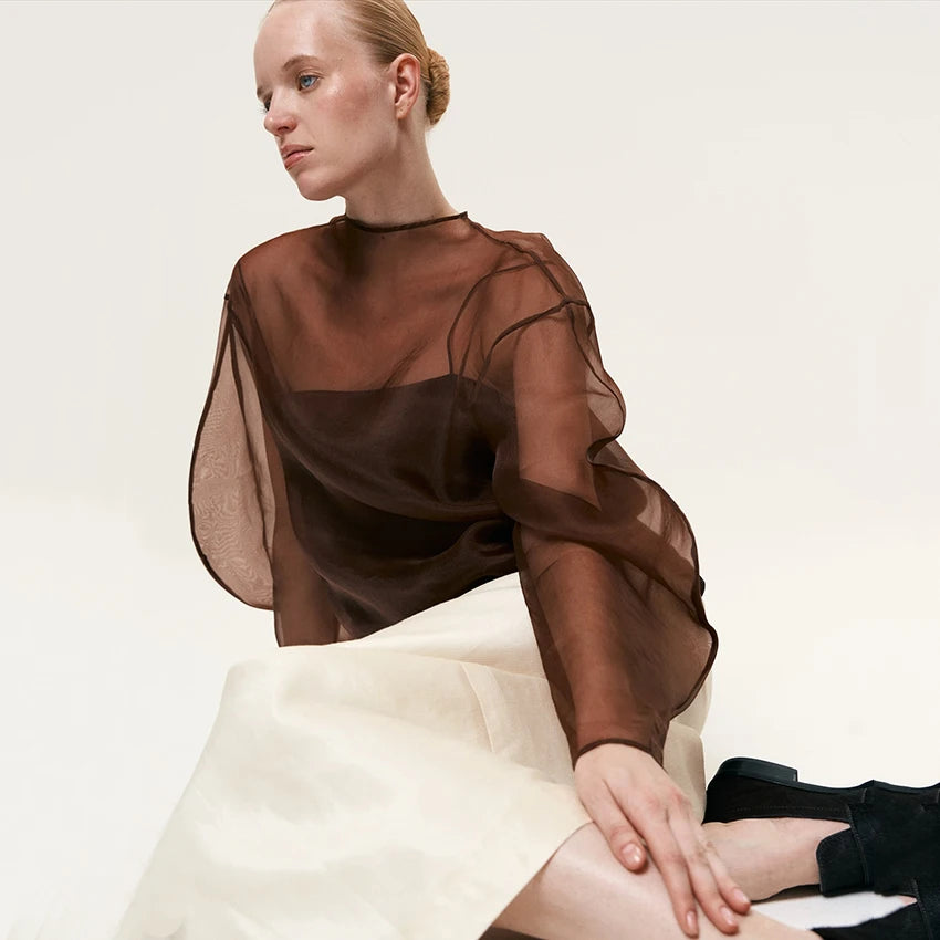 Elegant  O Neck Blouse - Autumn Street