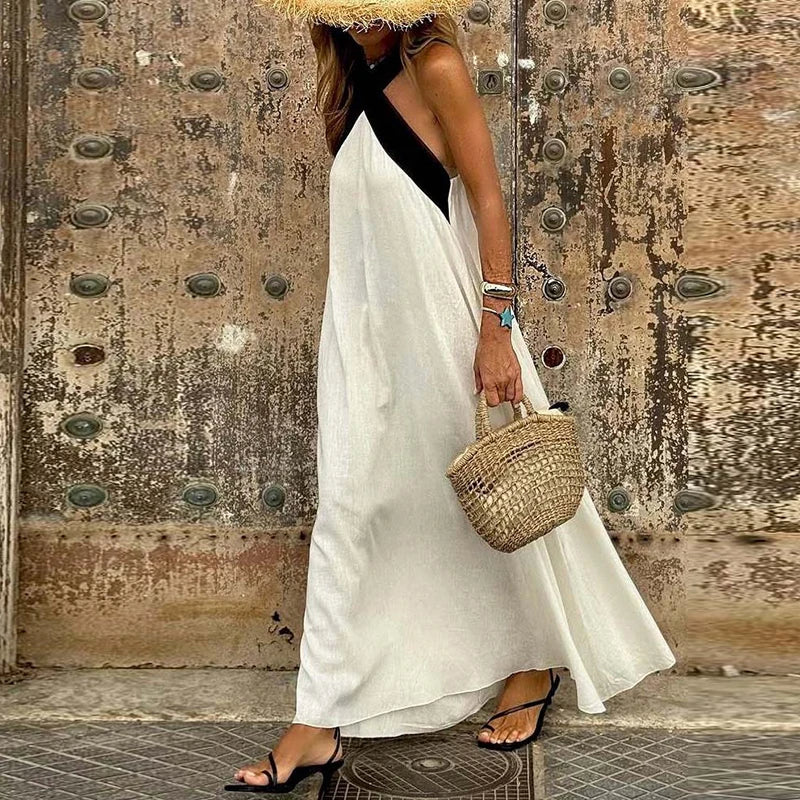 Long Dress - Off Shoulder Hollow Party