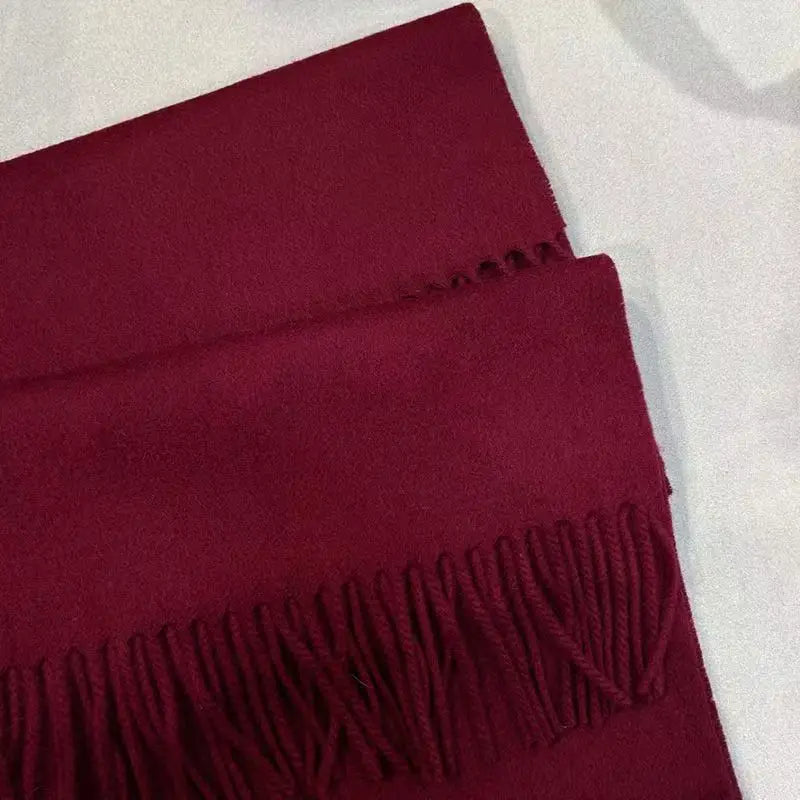 100% Wool Winter Scarf- Warm Cashmere Scarves
