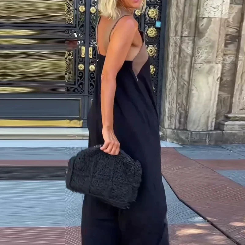 Long Dress - Off Shoulder Hollow Party