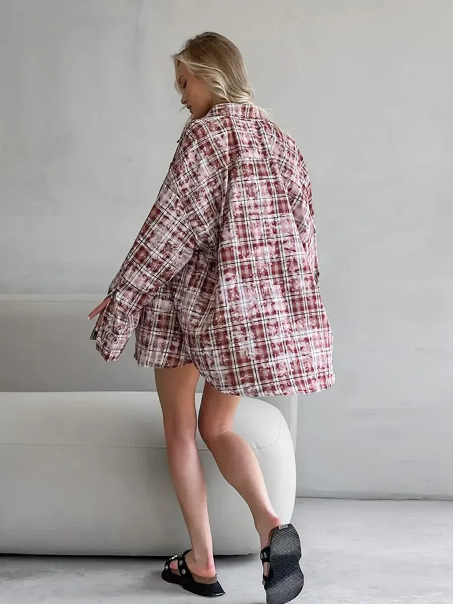 Spring  Autumn - Street Retro Shirt