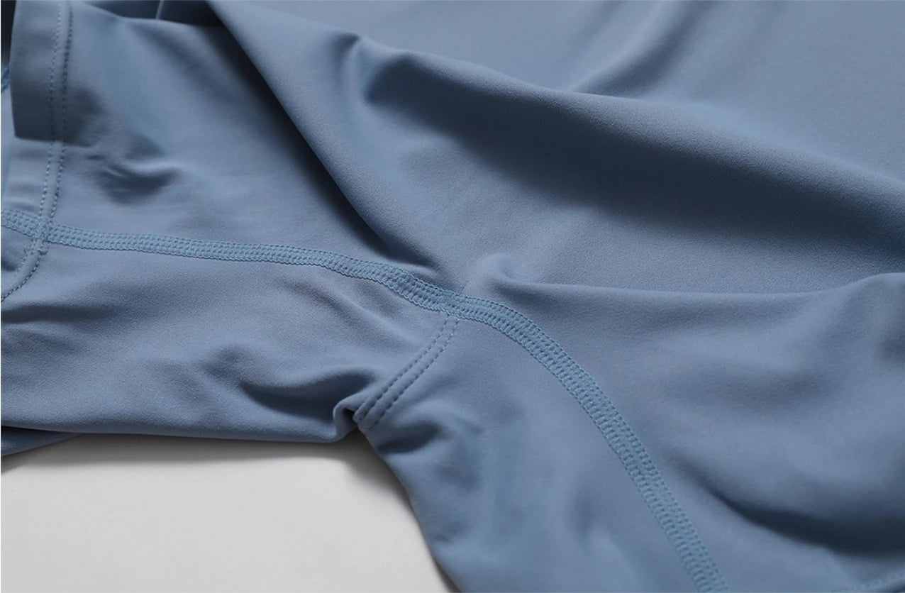 one-piece yoga suit with stand up collar