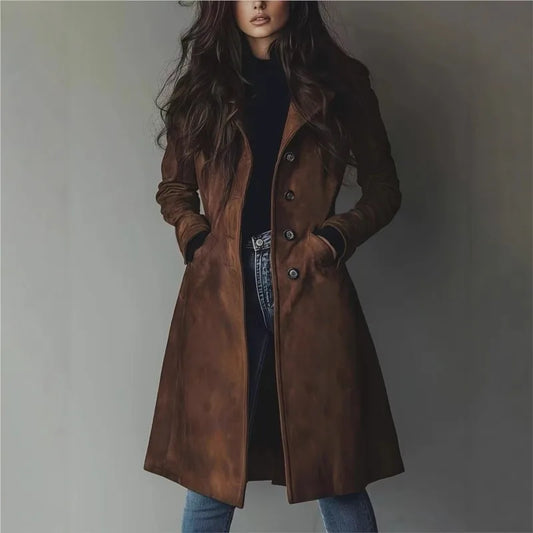 Mid-Length Coat -Winter Warm Western Style