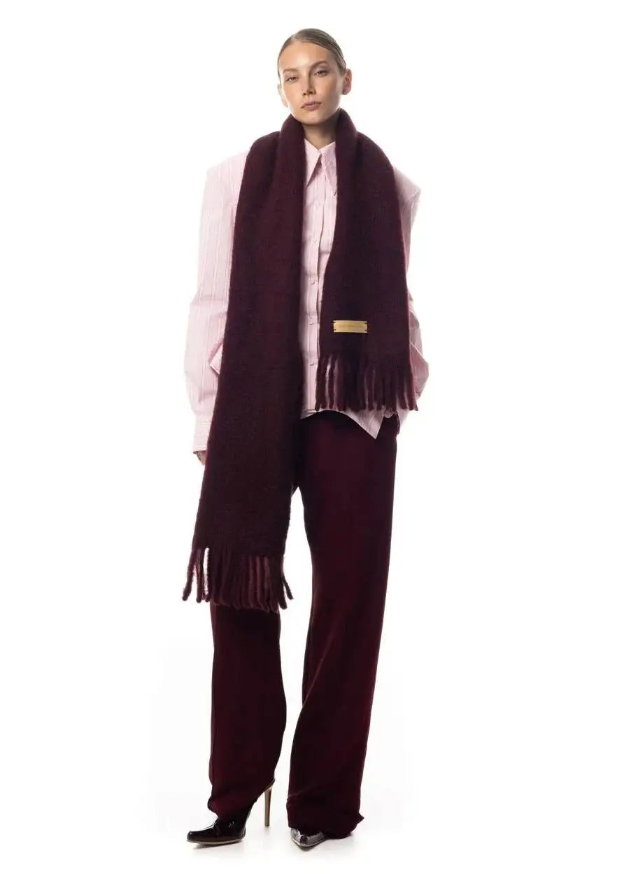 Asymmetrical Hem Shirt -Office Dat