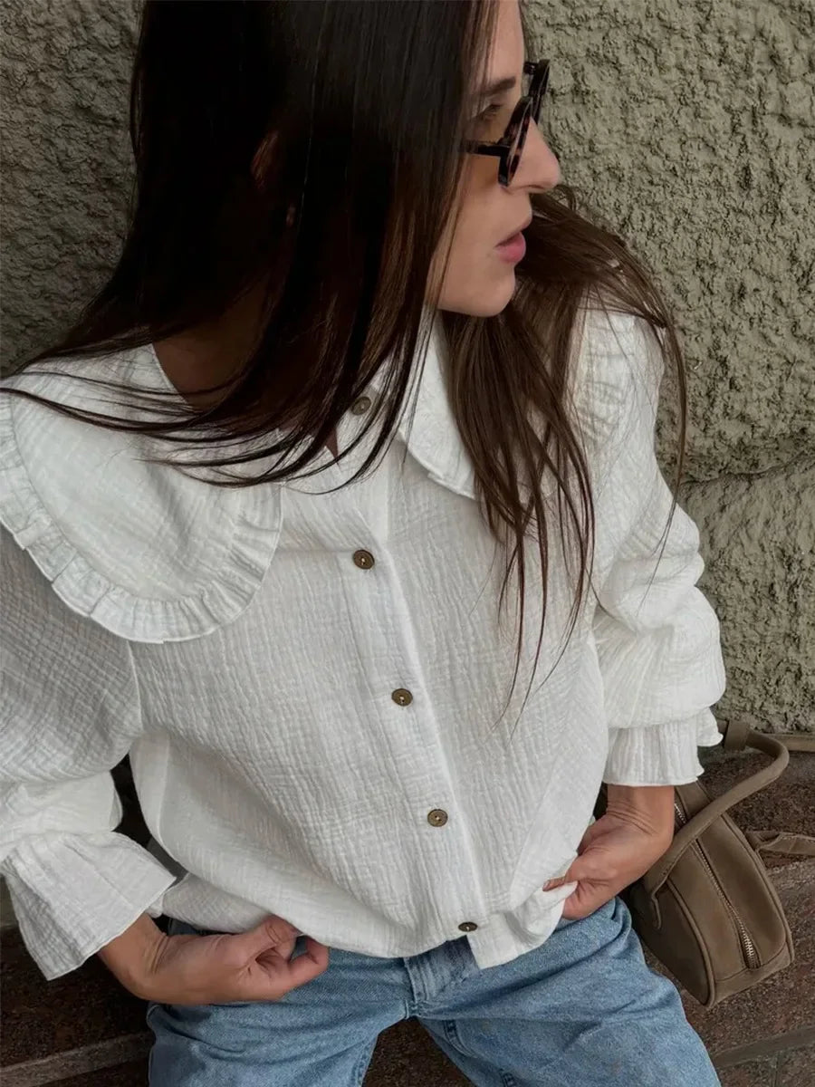 Blubelle 100% Cotton Babydoll  blouse