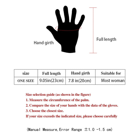 Plush Gloves Fashion -Warm Suede