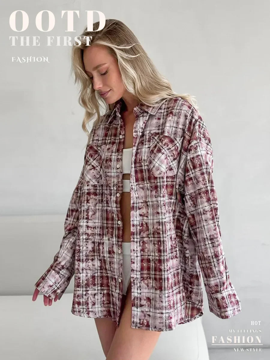 Spring  Autumn - Street Retro Shirt